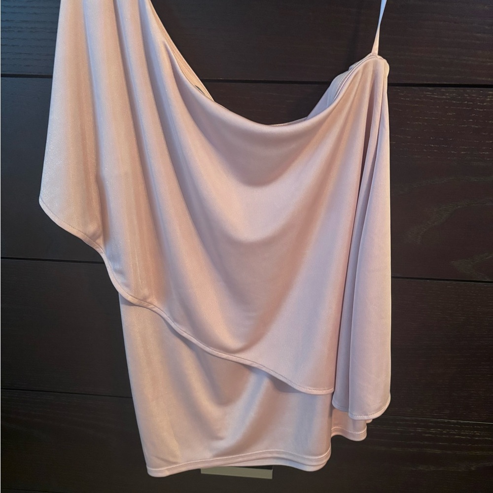 White House black market one shoulder top